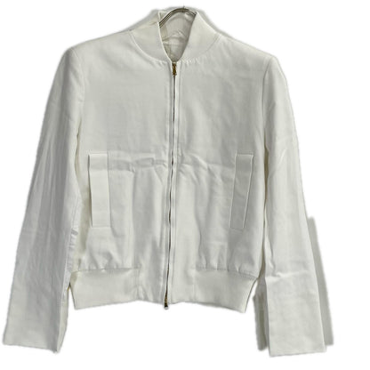 Max Mara マックスマーラ 104131186 20年 ホワイト ノーカラージップアップジャケット ジャケット