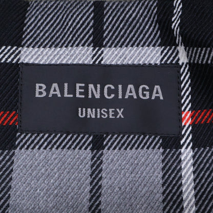 BALENCIAGA バレンシアガ 【新品/国内正規/23年製】751721 フォールデッド オーバーサイズ ベルト ツイル クロップド トレンチ コート