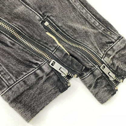 POLObyRalphLauren ポロラルフローレン ブラック ワッペン　デニムレーシングジャケット ジャケット