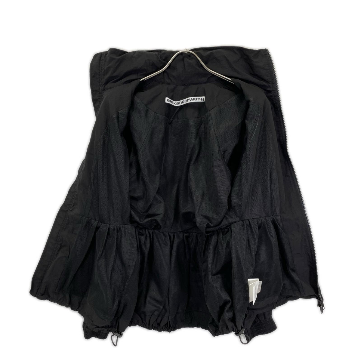ALEXANDER WANG アレキサンダーワン 1WC2222355 ブラック フーデッドナイロントラックジャケット ジャケット