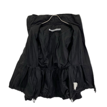 ALEXANDER WANG アレキサンダーワン 1WC2222355 ブラック フーデッドナイロントラックジャケット ジャケット