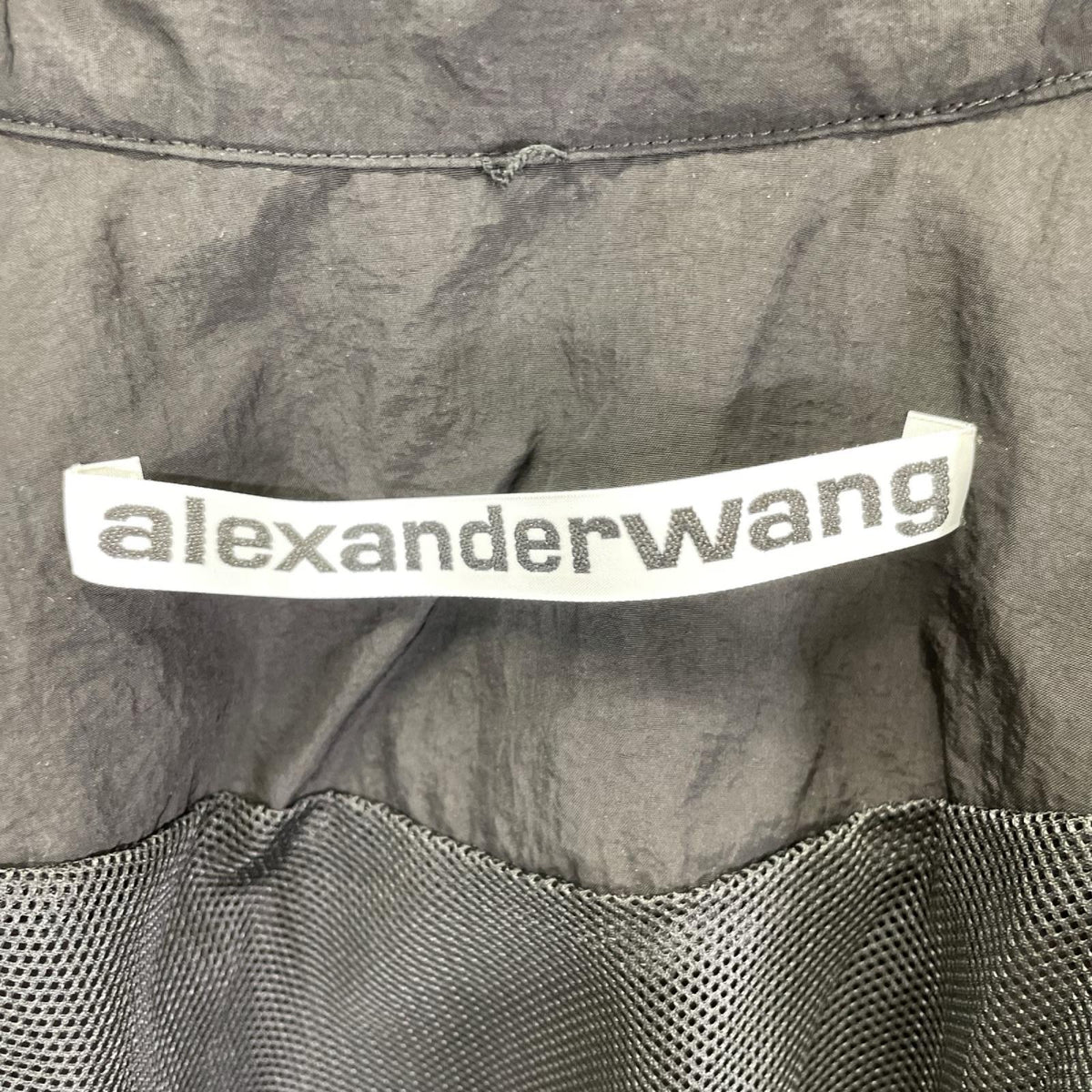 ALEXANDER WANG アレキサンダーワン 1WC2222355 ブラック フーデッドナイロントラックジャケット ジャケット