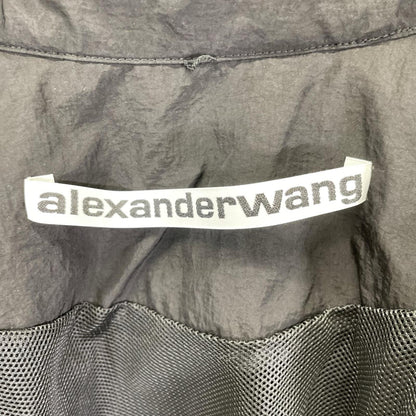 ALEXANDER WANG アレキサンダーワン 1WC2222355 ブラック フーデッドナイロントラックジャケット ジャケット