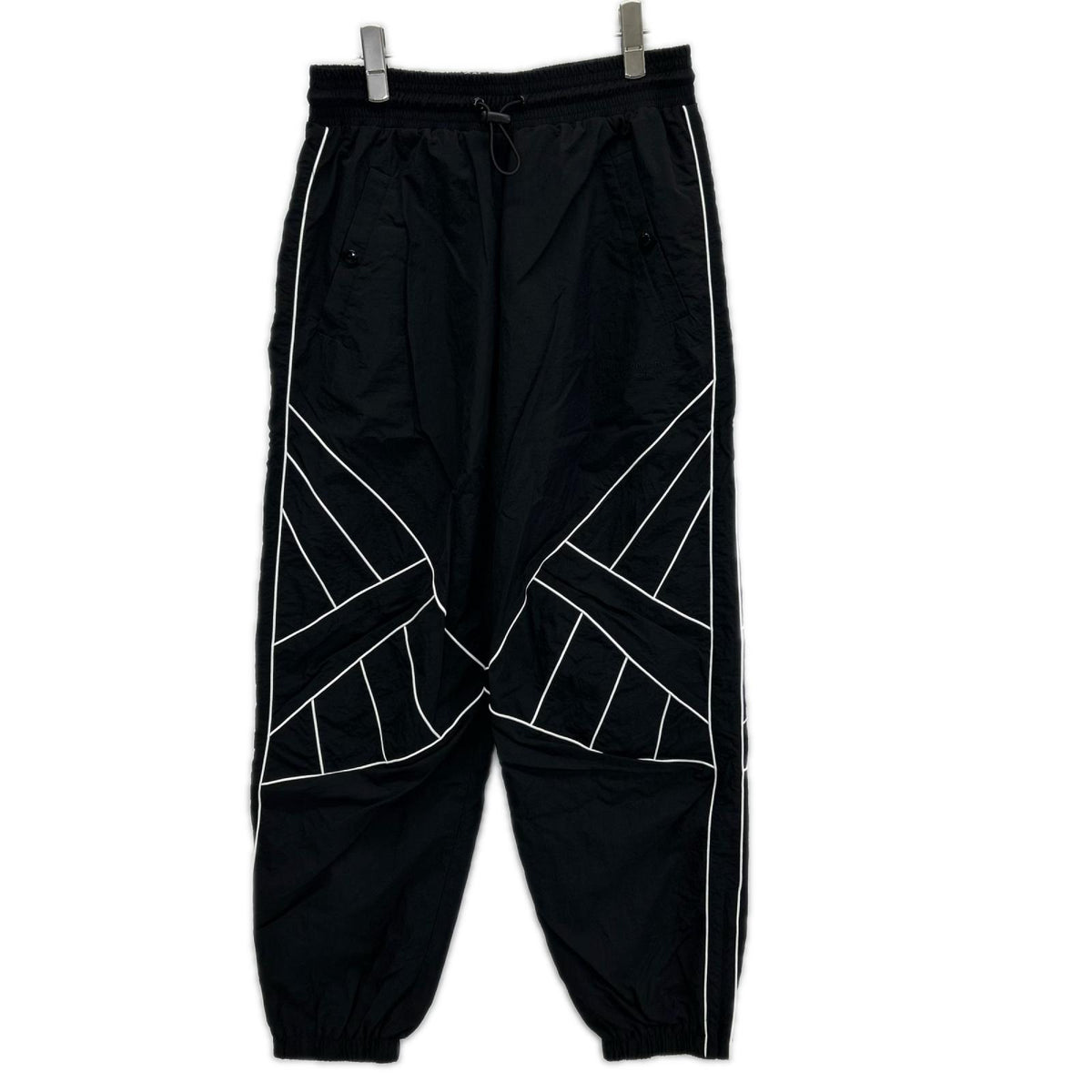 ALEXANDER WANG アレキサンダーワン UWC2224460 ブラック トラックナイロンパンツ ボトムス
