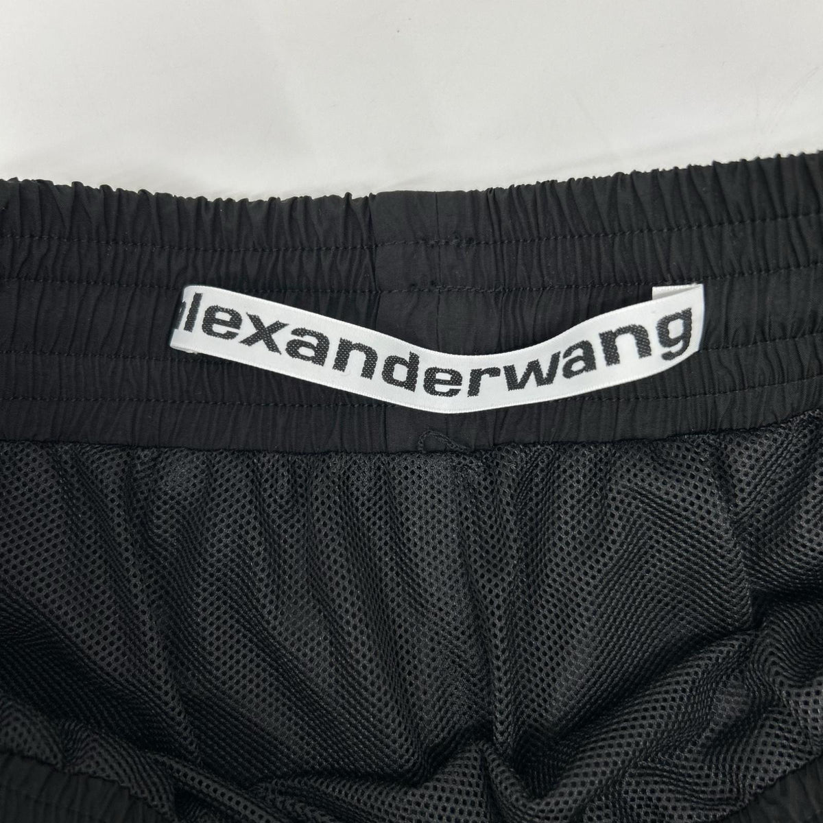 ALEXANDER WANG アレキサンダーワン UWC2224460 ブラック トラックナイロンパンツ ボトムス