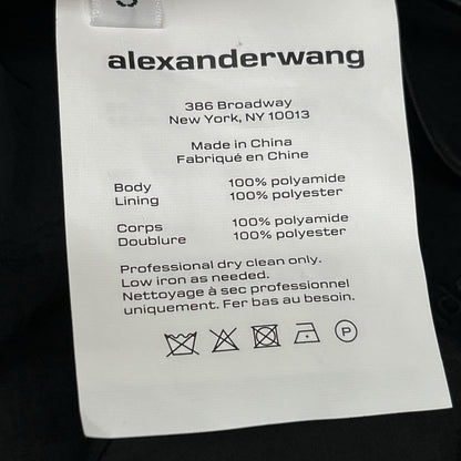 ALEXANDER WANG アレキサンダーワン UWC2224460 ブラック トラックナイロンパンツ ボトムス