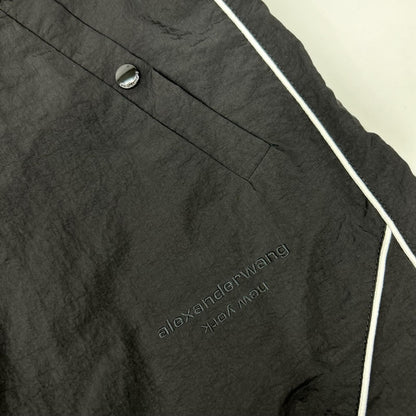 ALEXANDER WANG アレキサンダーワン UWC2224460 ブラック トラックナイロンパンツ ボトムス