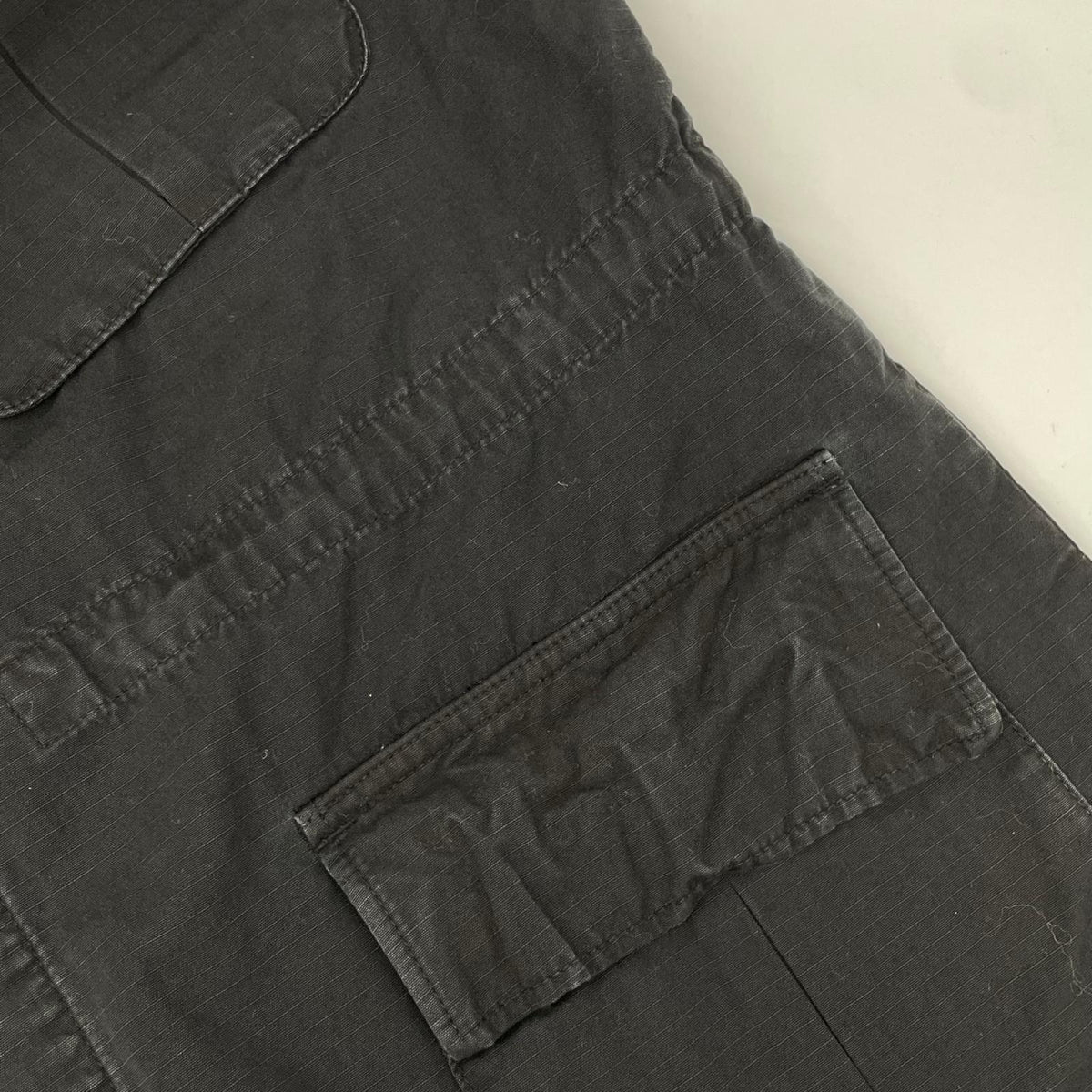 POLObyRalphLauren ポロラルフローレン ブラック　コットン100　リップストップ　ミリタリーファティーグジャケット トップス