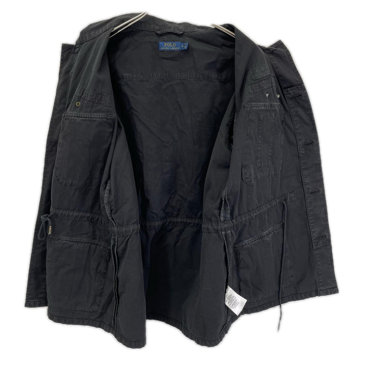 POLObyRalphLauren ポロラルフローレン ブラック　コットン100　リップストップ　ミリタリーファティーグジャケット トップス