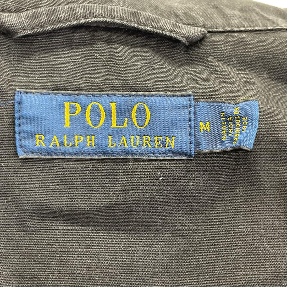 POLObyRalphLauren ポロラルフローレン ブラック　コットン100　リップストップ　ミリタリーファティーグジャケット トップス
