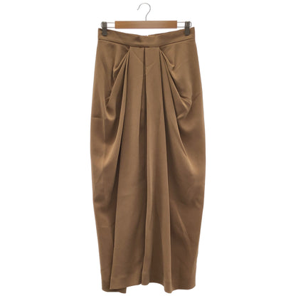 Max Mara マックスマーラ 25111010216 キャメル ロングケイディープリーツスカート ボトムス