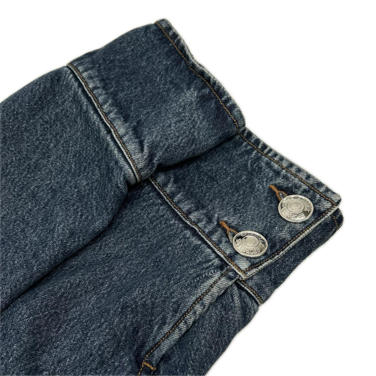 SPORTMAX スポーツマックス 24220860326　インディゴ　ファーカラー デニムジャケット ジャケット