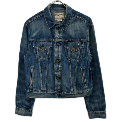 POLObyRalphLauren ポロラルフローレン インディゴ コットン　ウォッシュド加工　デニムトラッカージャケット ジャケット