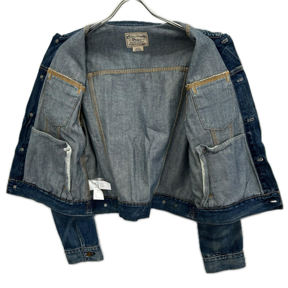 POLObyRalphLauren ポロラルフローレン インディゴ コットン　ウォッシュド加工　デニムトラッカージャケット ジャケット