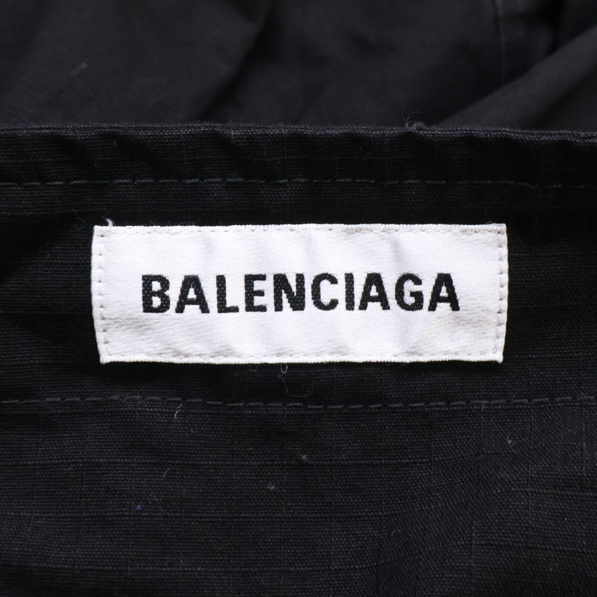 BALENCIAGA バレンシアガ 【国内正規】681262 リップストップ Vネック ジャンプスーツ オーバーオール オールインワン