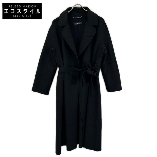 S MaxMara エスマックスマーラ 901107216 クチートアマーノ ヴァージンウール ベルテッド ロングコート コート