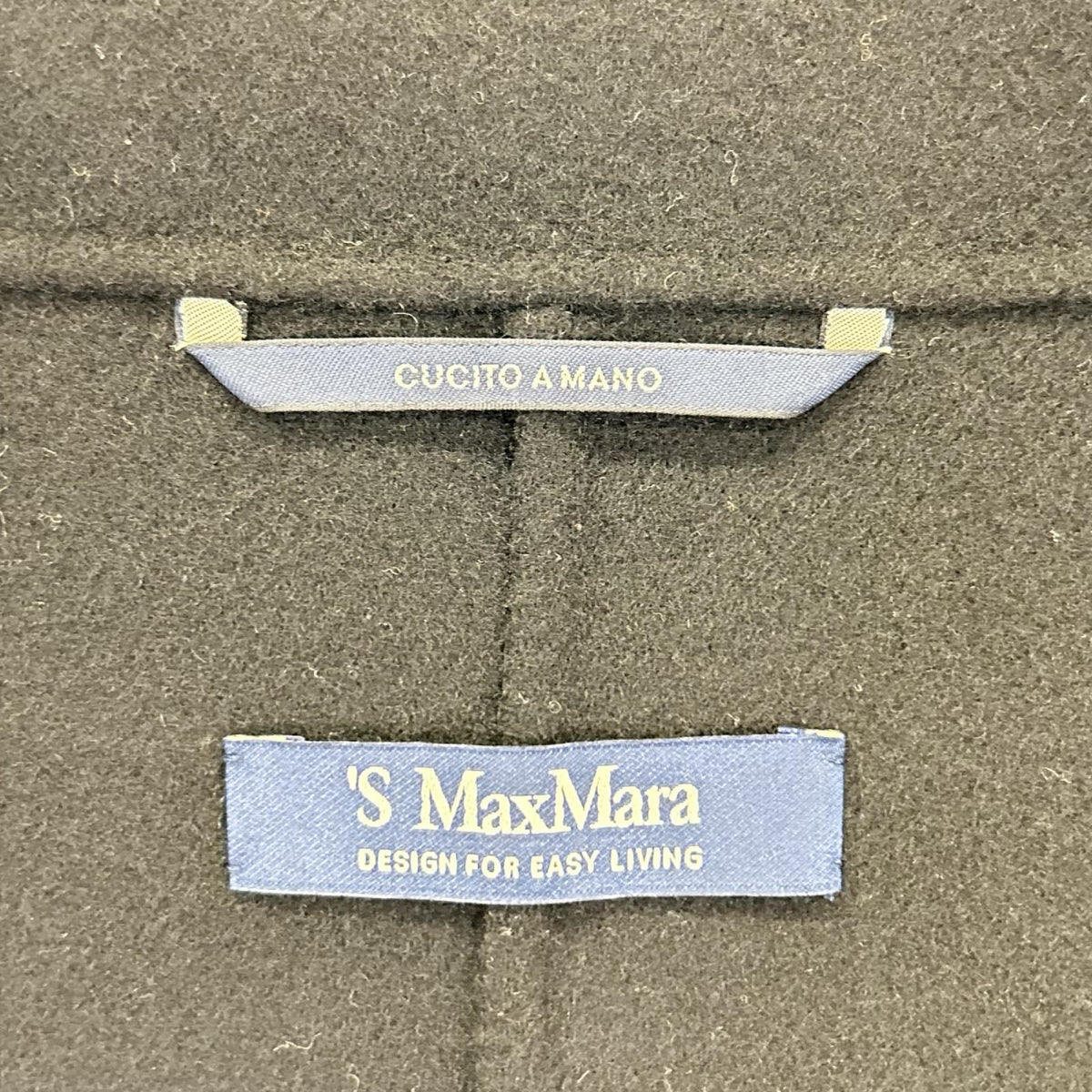 S MaxMara エスマックスマーラ 901107216 クチートアマーノ ヴァージンウール ベルテッド ロングコート コート