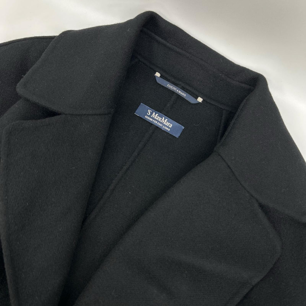 S MaxMara エスマックスマーラ 901107216 クチートアマーノ ヴァージンウール ベルテッド ロングコート コート