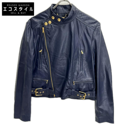 POLObyRalphLauren ポロラルフローレン ネイビー 羊革・ラム ダブルライダースジャケット ジャケット