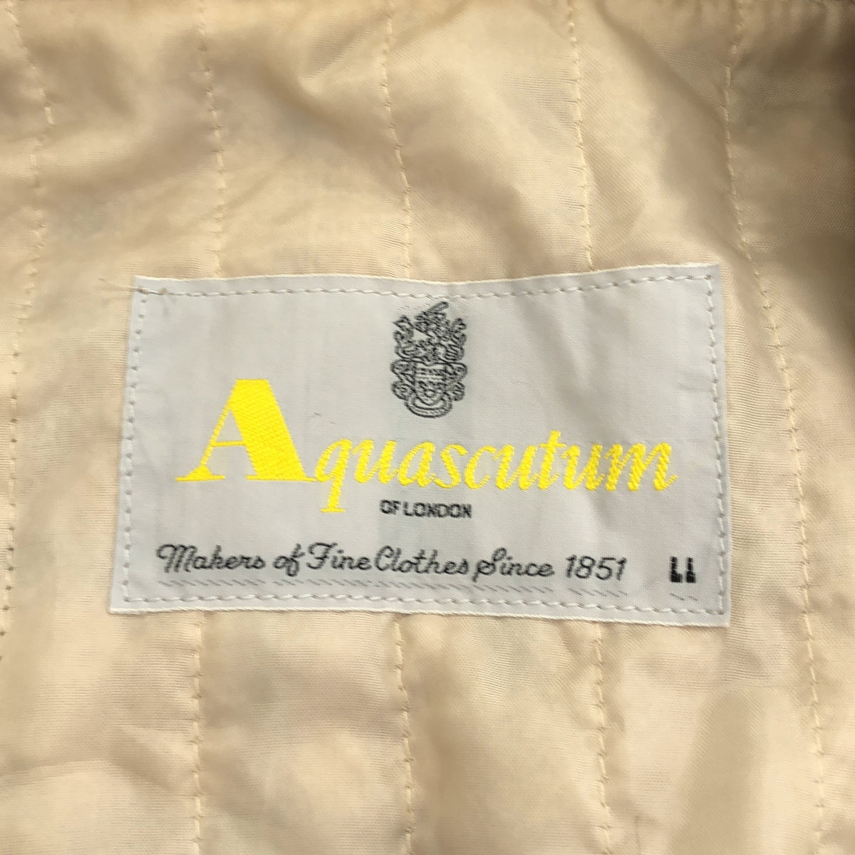 Aquascutum アクアスキュータム A550280 ウール100 チェック柄ブルゾンジャケット トップス