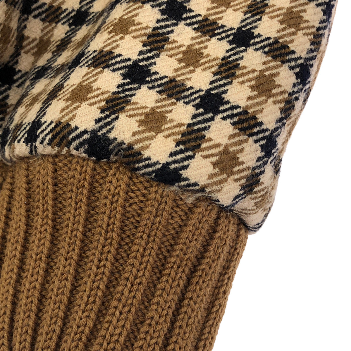 Aquascutum アクアスキュータム A550280 ウール100 チェック柄ブルゾンジャケット トップス