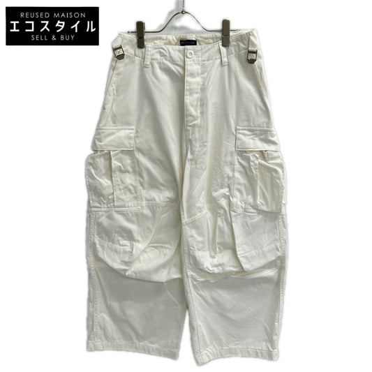BALENCIAGA バレンシアガ 720229 22年 ホワイト カーゴパンツ ボトムス