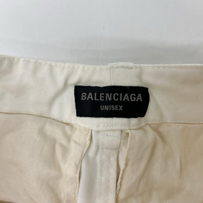 BALENCIAGA バレンシアガ 720229 22年 ホワイト カーゴパンツ ボトムス