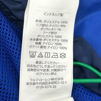 POLObyRalphLauren ポロラルフローレン ブルー×ネイビー　USA　アノラックパーカー トップス