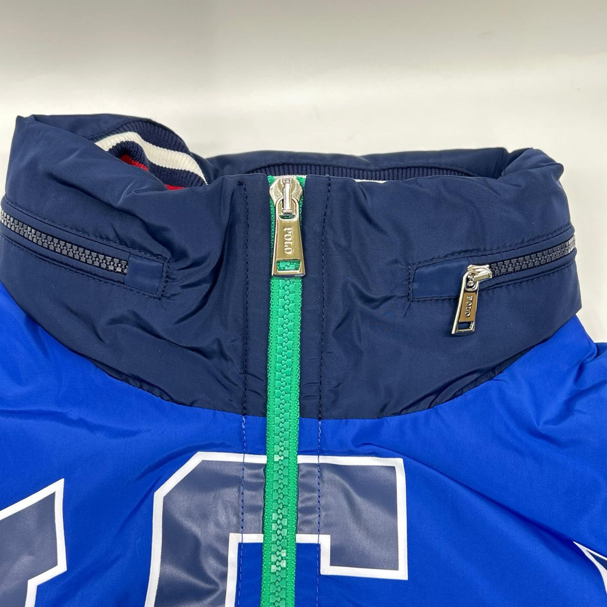 POLObyRalphLauren ポロラルフローレン ブルー×ネイビー　USA　アノラックパーカー トップス