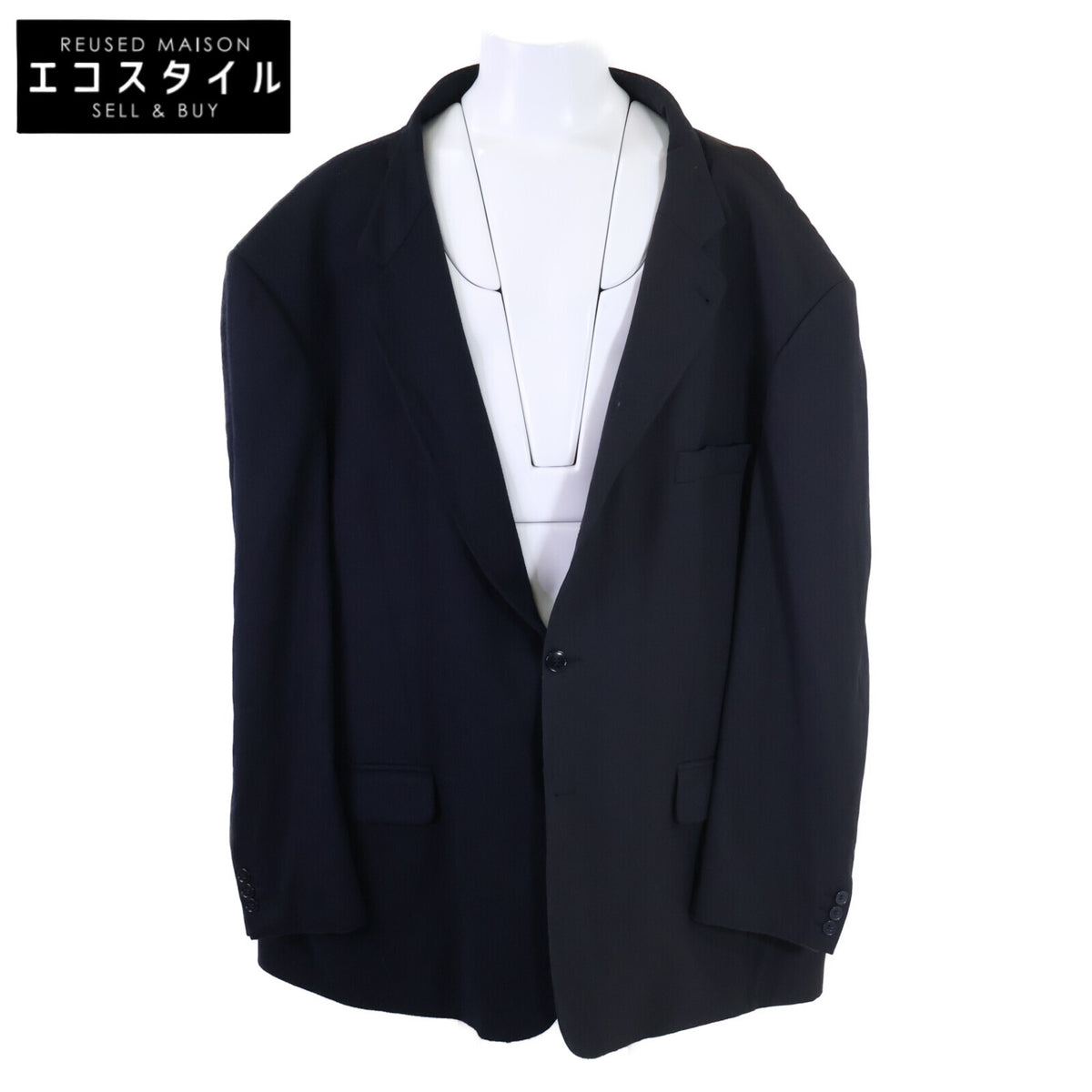 BALENCIAGA バレンシアガ 【国内正規/24年製】790799 USED加工 ATELIER 1/8 再構築ダブルスリーブテーラードジャケット ジャケット