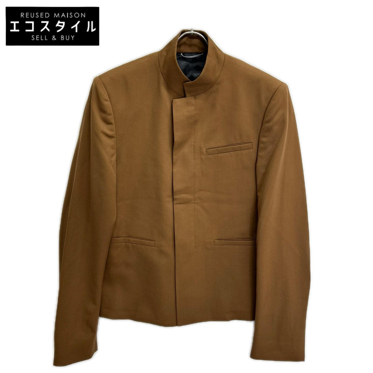 Dior HOMME ディオールオム 22ss　283C251A4739 ブラウン オフィサーカラージャケット ジャケット