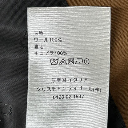 Dior HOMME ディオールオム 22ss　283C251A4739 ブラウン オフィサーカラージャケット ジャケット