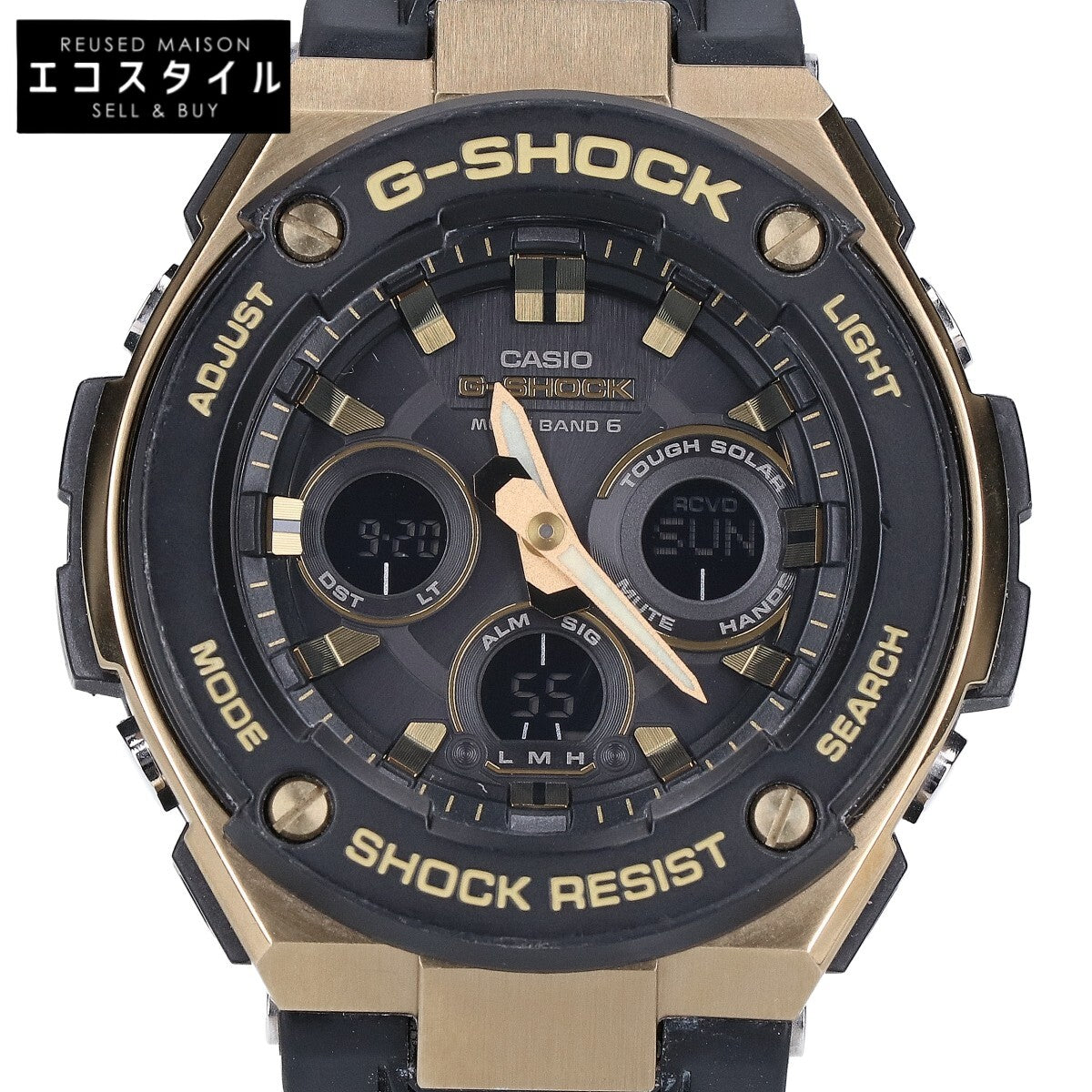 G-SHOCK ジーショック GST-W300G-1A9JF G-STEEL Mid Size Series ジースチール マルチバンド6 タフソーラー電波 腕時計