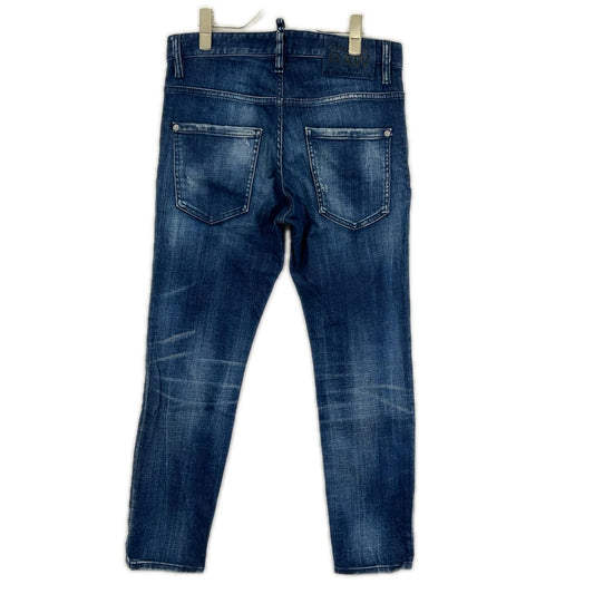 DSQUARED2 ディースクエアード S71LB1592 S30342 ダメージ加工デニムパンツ ボトムス