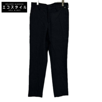 FENDI フェンディ 21年製 FB0377AHBV ブラック ウールエフエフ スラックスパンツ ボトムス