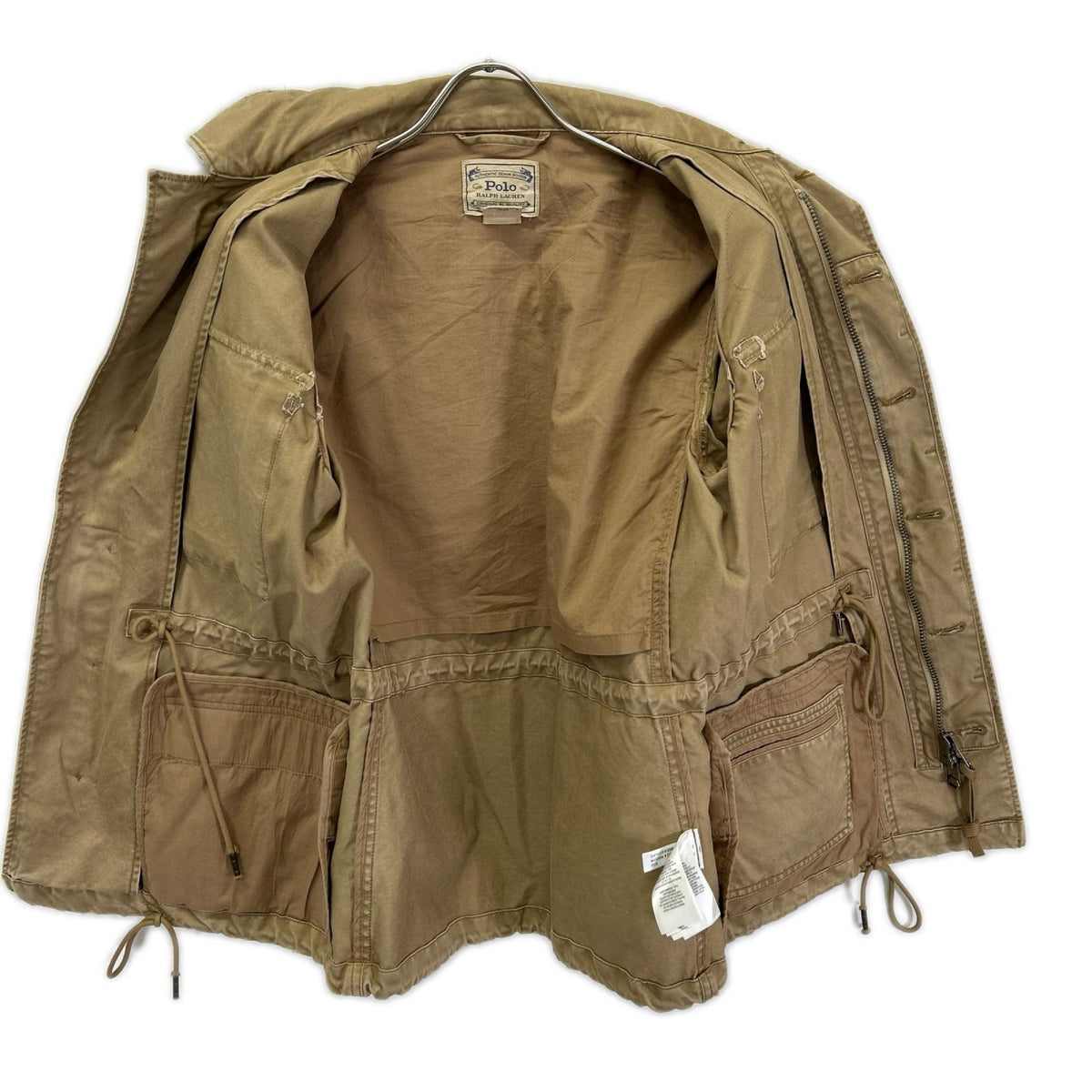 POLObyRalphLauren ポロラルフローレン ベージュ ワッペンデザイン ミリタリージャケット ジャケット