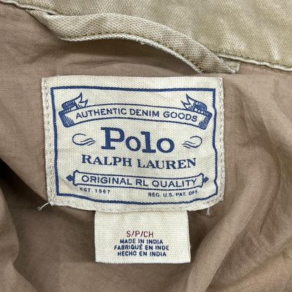 POLObyRalphLauren ポロラルフローレン ベージュ ワッペンデザイン ミリタリージャケット ジャケット