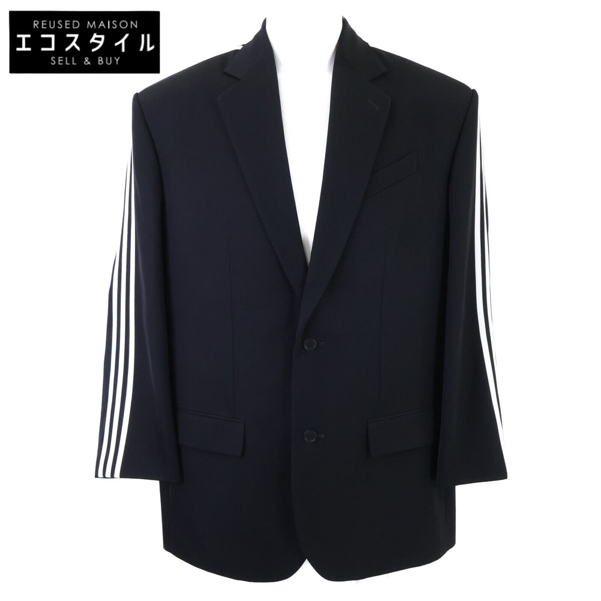 BALENCIAGA バレンシアガ ｘadidas アディダス【美品/国内正規】725143 オーバーサイズ テーラードジャケット ジャケット