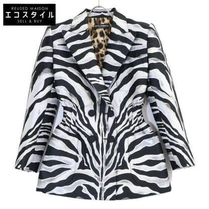 DOLCE&GABBANA ドルチェアンドガッバーナ F26H8T FJOC8 ゼブラ×レオパード ジャケット ジャケット