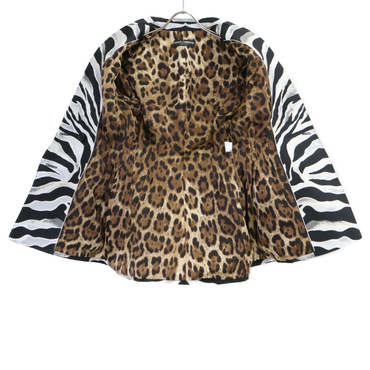 DOLCE&GABBANA ドルチェアンドガッバーナ F26H8T FJOC8 ゼブラ×レオパード ジャケット ジャケット