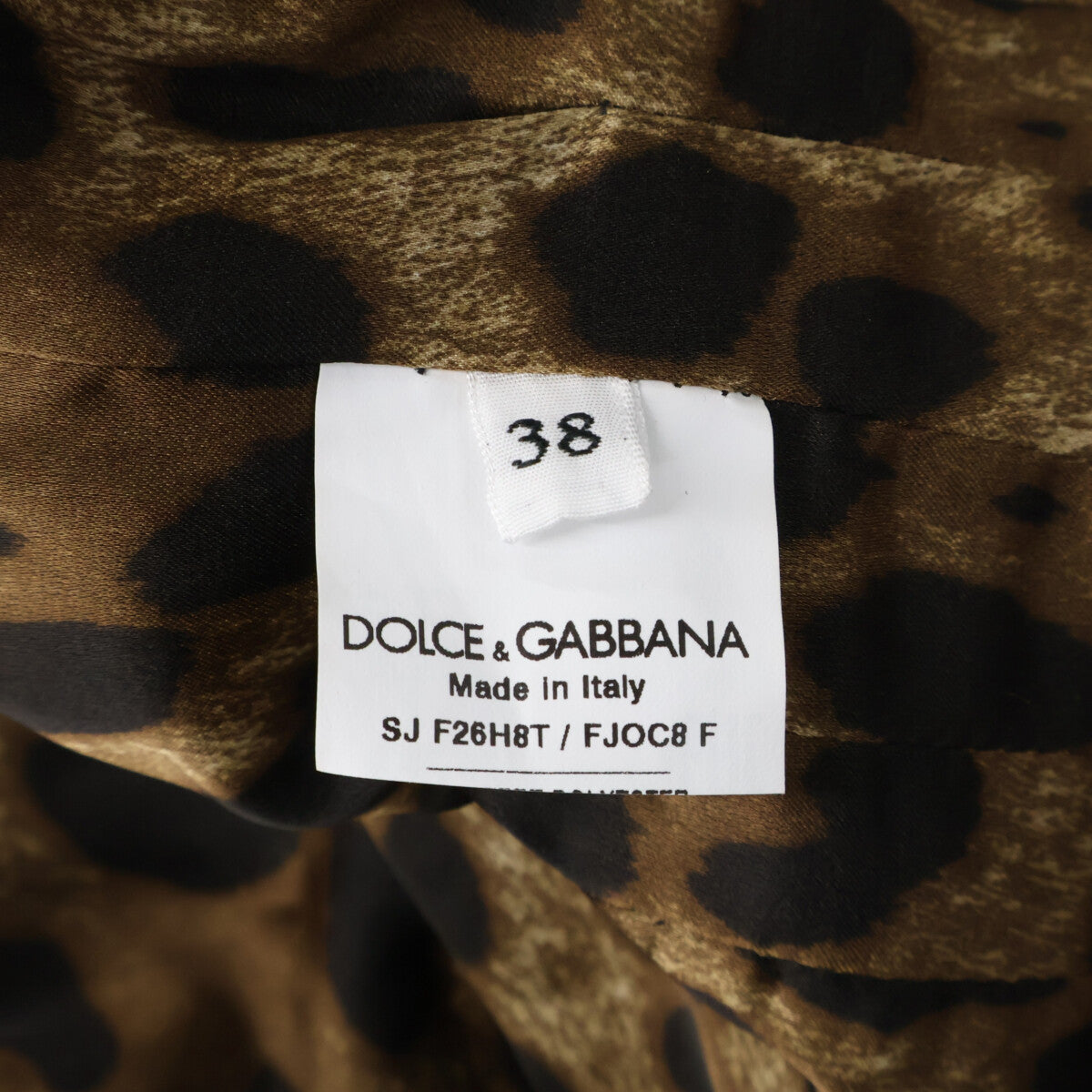 DOLCE&GABBANA ドルチェアンドガッバーナ F26H8T FJOC8 ゼブラ×レオパード ジャケット ジャケット