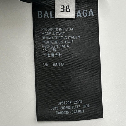 BALENCIAGA バレンシアガ 21年 680303 ブラック バイアス フレア ミディ スカート スカート