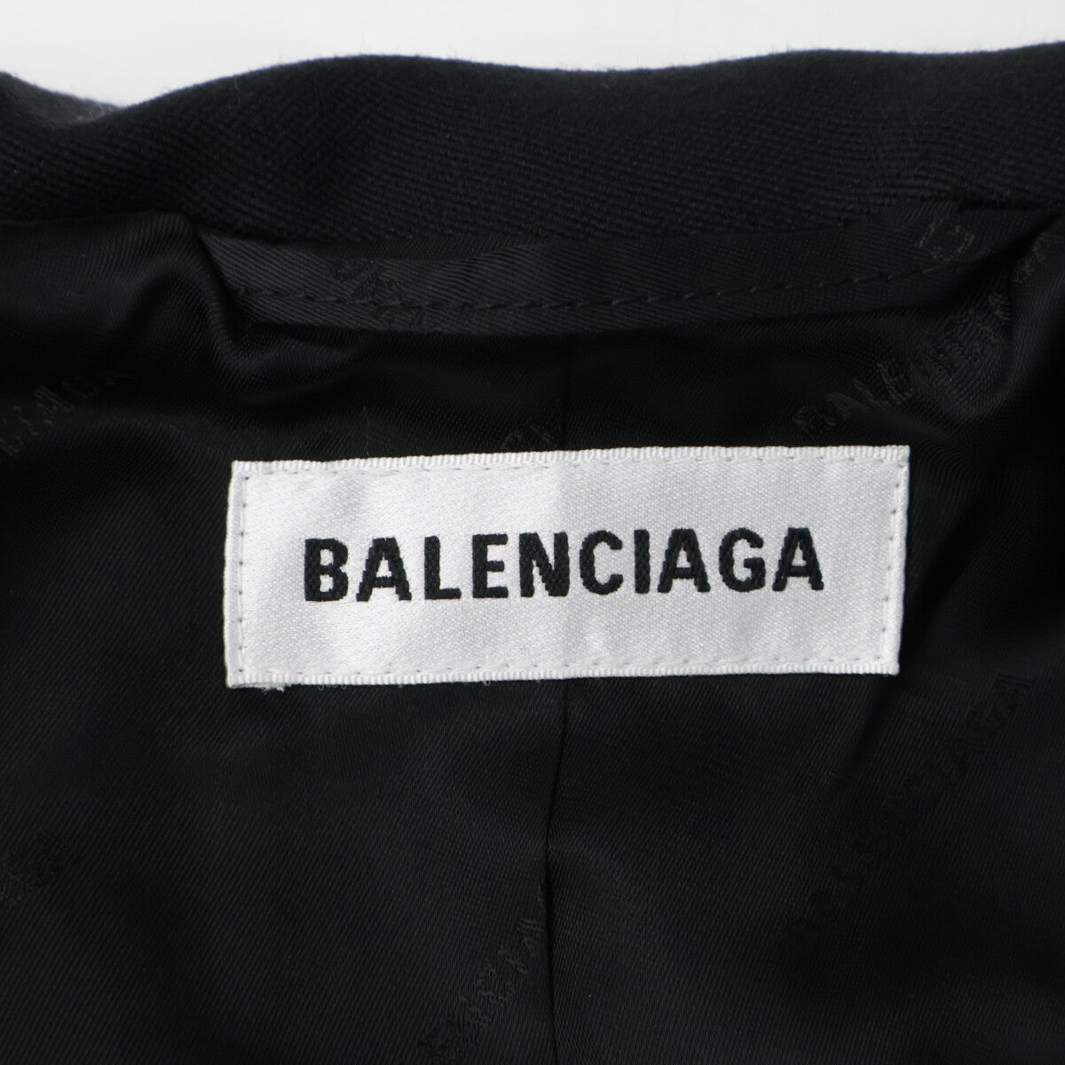 BALENCIAGA バレンシアガ 21年 680959 ブラック デコンストラクト ウール ジャケット ジャケット