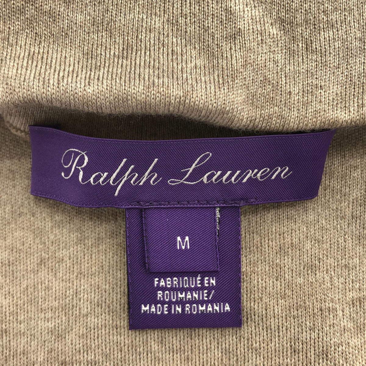 RalphLauren PURPLE LABEL ラルフローレン パープルレーベル グレー ハイネックニットソー トップス