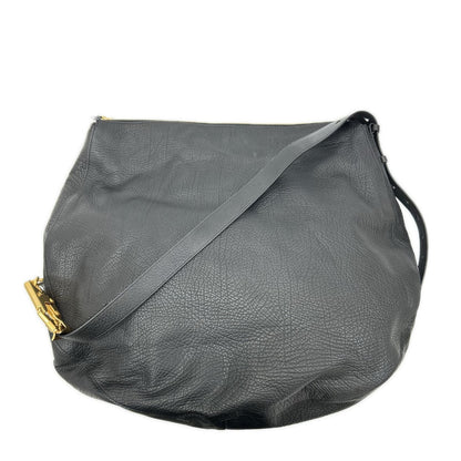 BURBERRY バーバリー 美品 Knight Bag Large グレイニーカーフレザー ナイトバッグ ラージ ショルダーバッグ
