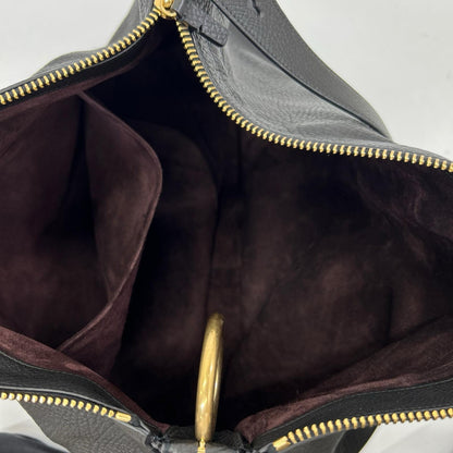 BURBERRY バーバリー 美品 Knight Bag Large グレイニーカーフレザー ナイトバッグ ラージ ショルダーバッグ