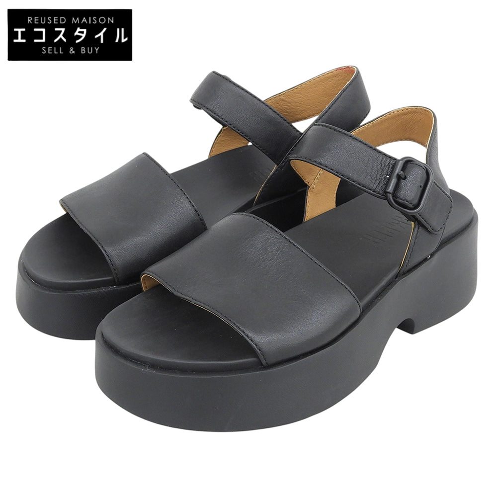 CAMPER カンペール 厚底サンダル シューズ レディース ブラック 37 シューズ