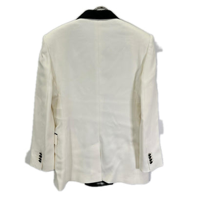 DOLCE&GABBANA ドルチェアンドガッバーナ F29XKT FURF3 NWD コントラストサテンラペル ブレザー ジャケット
