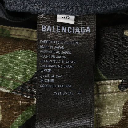 BALENCIAGA バレンシアガ 【美品/国内正規/23年製】786645 USED加工 ハイブリッド バギーパンツ ボトムス
