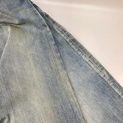 BALENCIAGA バレンシアガ 23年 767979 ユニセックス ダブルフロント ワイドレッグ デニムパンツ ボトムス